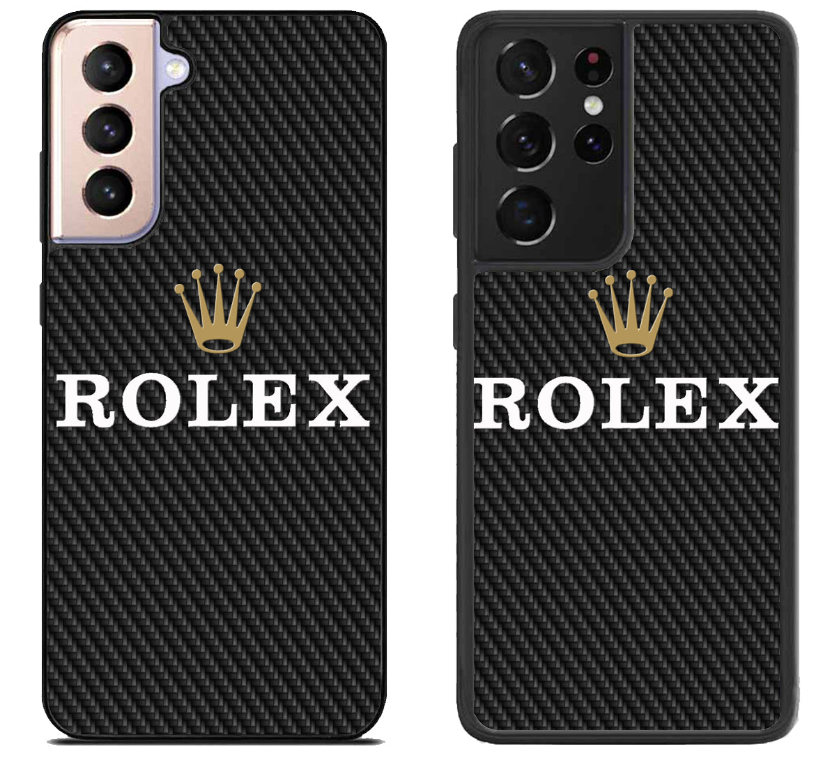 Rolex Black Carbon Samsung Galaxy S21 | S21 FE | S21+ | S21 Ultra Case
