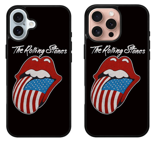 Rolling Stones Black iPhone 16 | 16 Plus | 16 Pro | 16 Pro Max Case