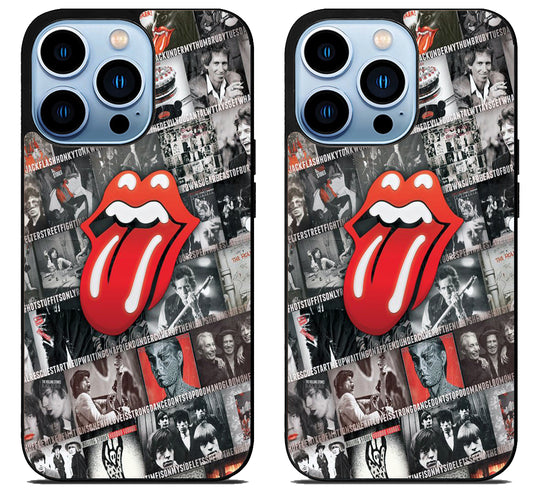 Rolling Stones Collage iPhone 15 Pro | iPhone 15 Pro Max Case