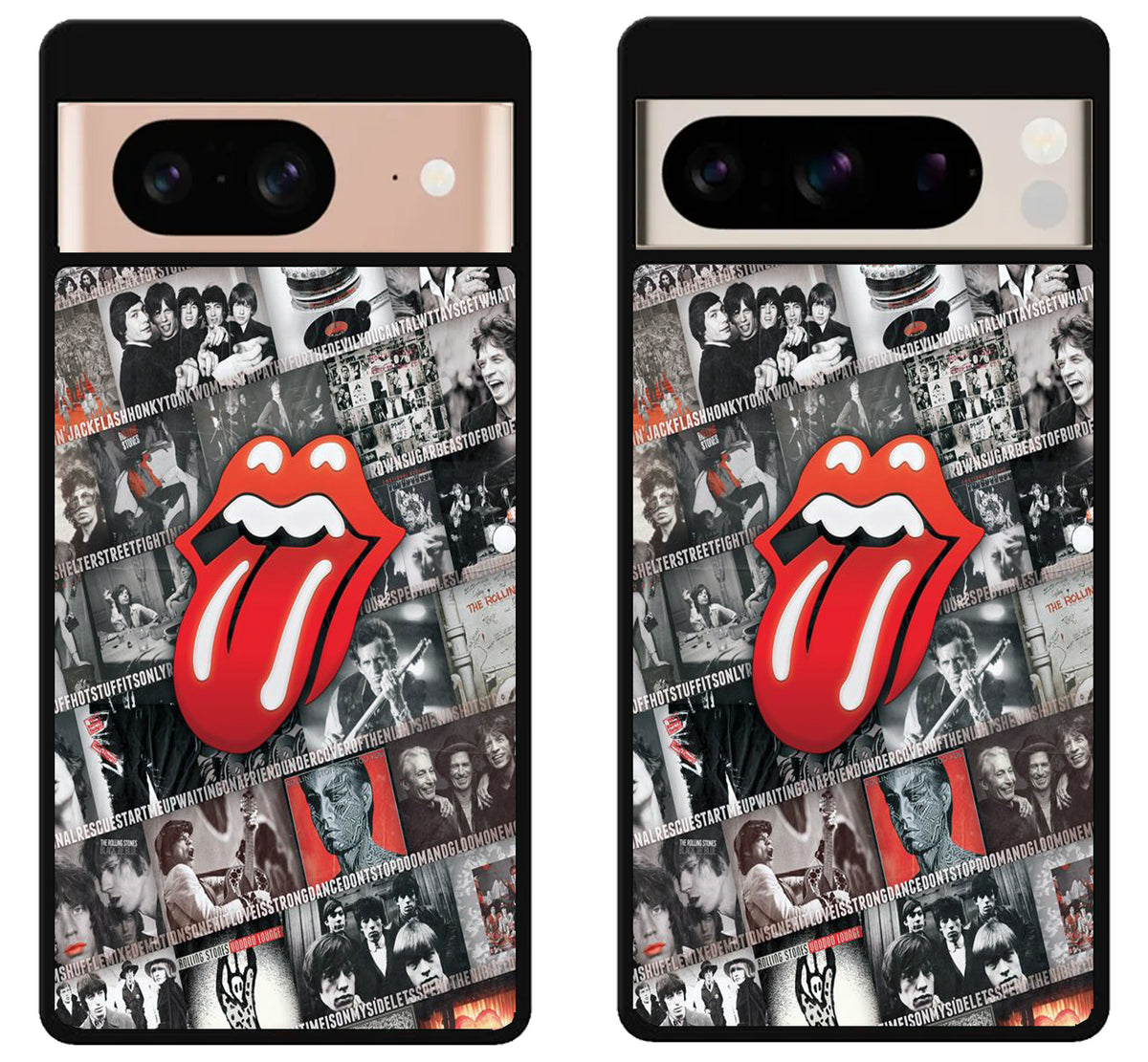 Rolling Stones Collage Google Pixel 8 | 8 Pro Case