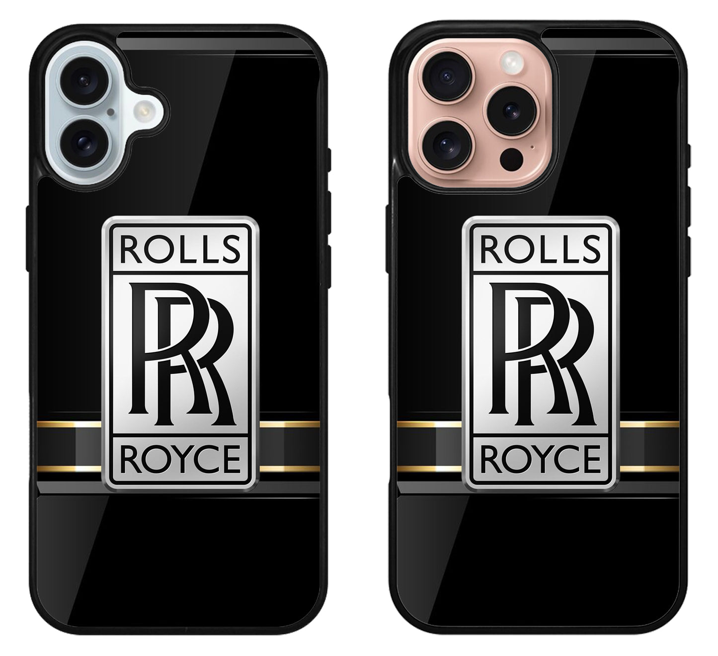 Rolls Royce Black Metallic iPhone 16 | 16 Plus | 16 Pro | 16 Pro Max Case