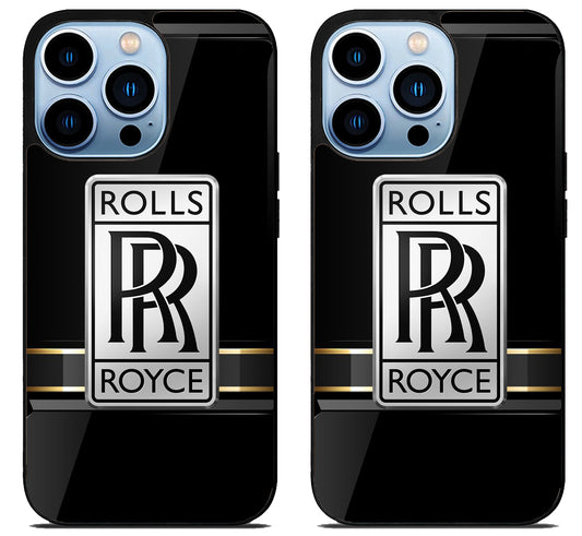 Rolls Royce Black Metallic iPhone 15 Pro | iPhone 15 Pro Max Case