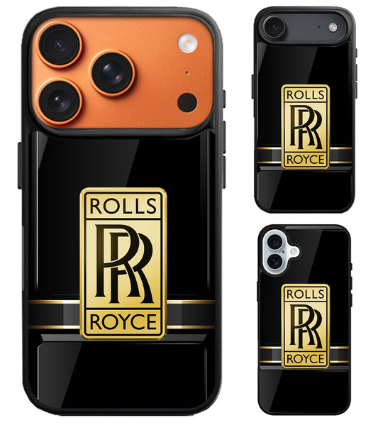 Rolls Royce Gold Metallic iPhone Air | iPhone 17 | 17 Pro | 17 Pro Max Case