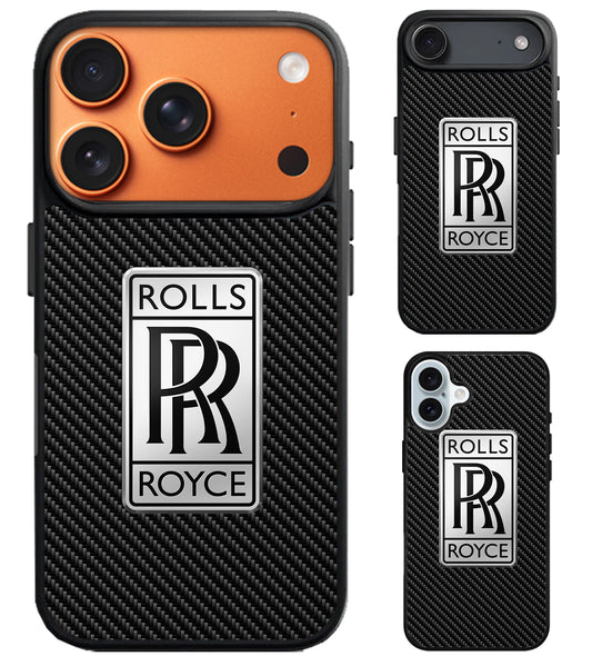 Rolls Royce Logo Carbon iPhone Air | iPhone 17 | 17 Pro | 17 Pro Max Case