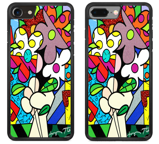 Romero Britto Background iPhone 8 | 8 Plus Case