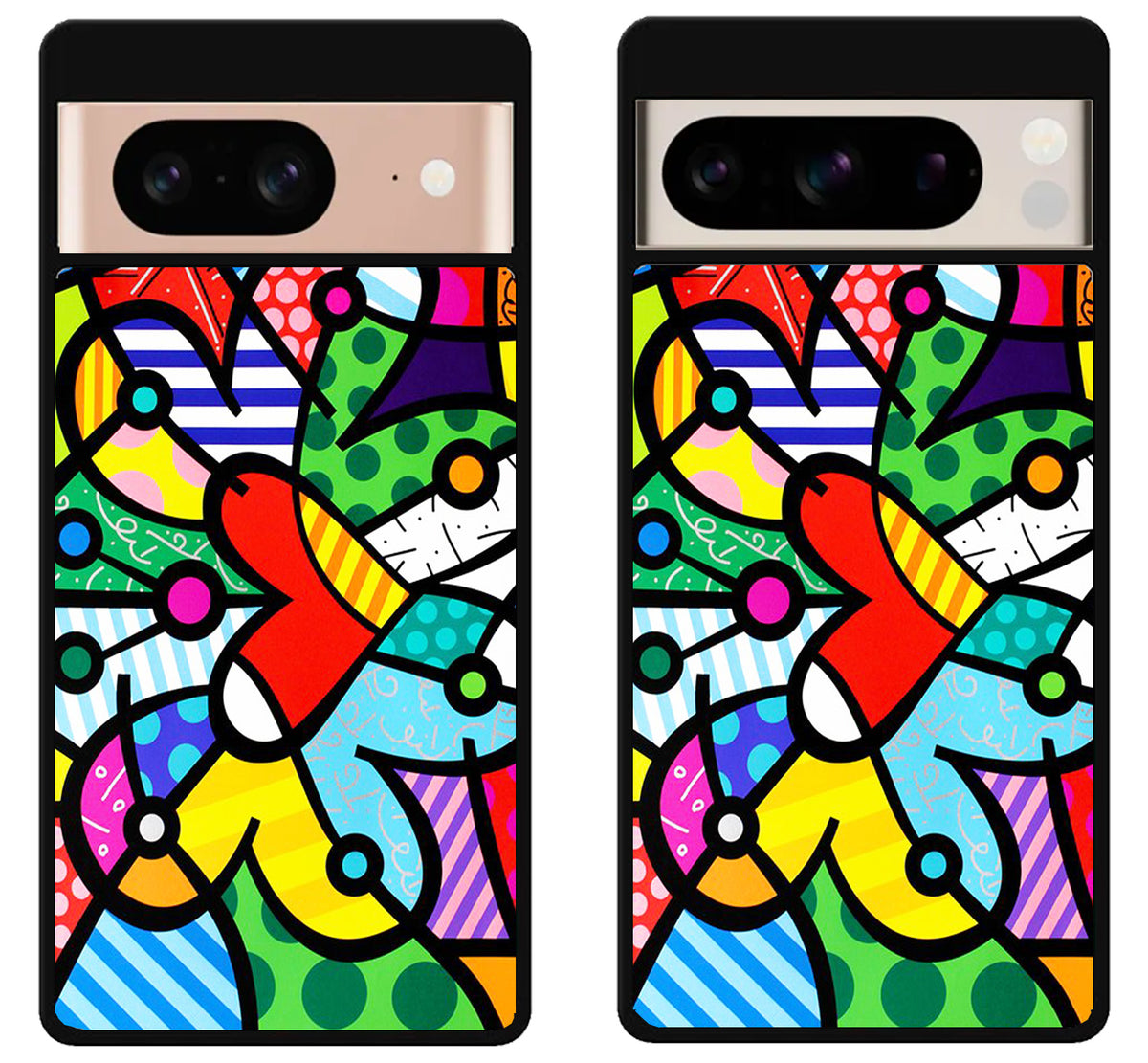 Romero Britto Wallpaper Google Pixel 8 | 8 Pro Case