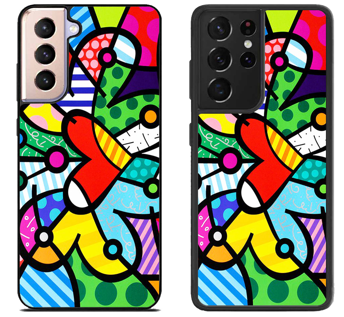 Romero Britto Wallpaper Samsung Galaxy S21 | S21 FE | S21+ | S21 Ultra Case