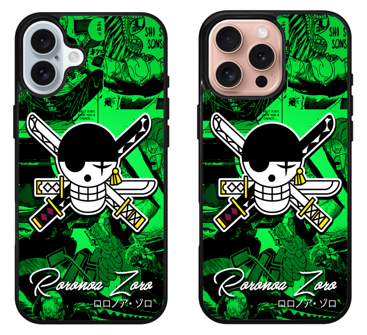 Roronoa Zoro One Piece iPhone 16 | 16 Plus | 16 Pro | 16 Pro Max Case