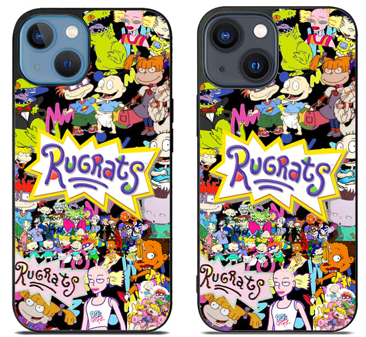 Rugrats Collage Black iPhone 15 | iPhone 15 Plus Case
