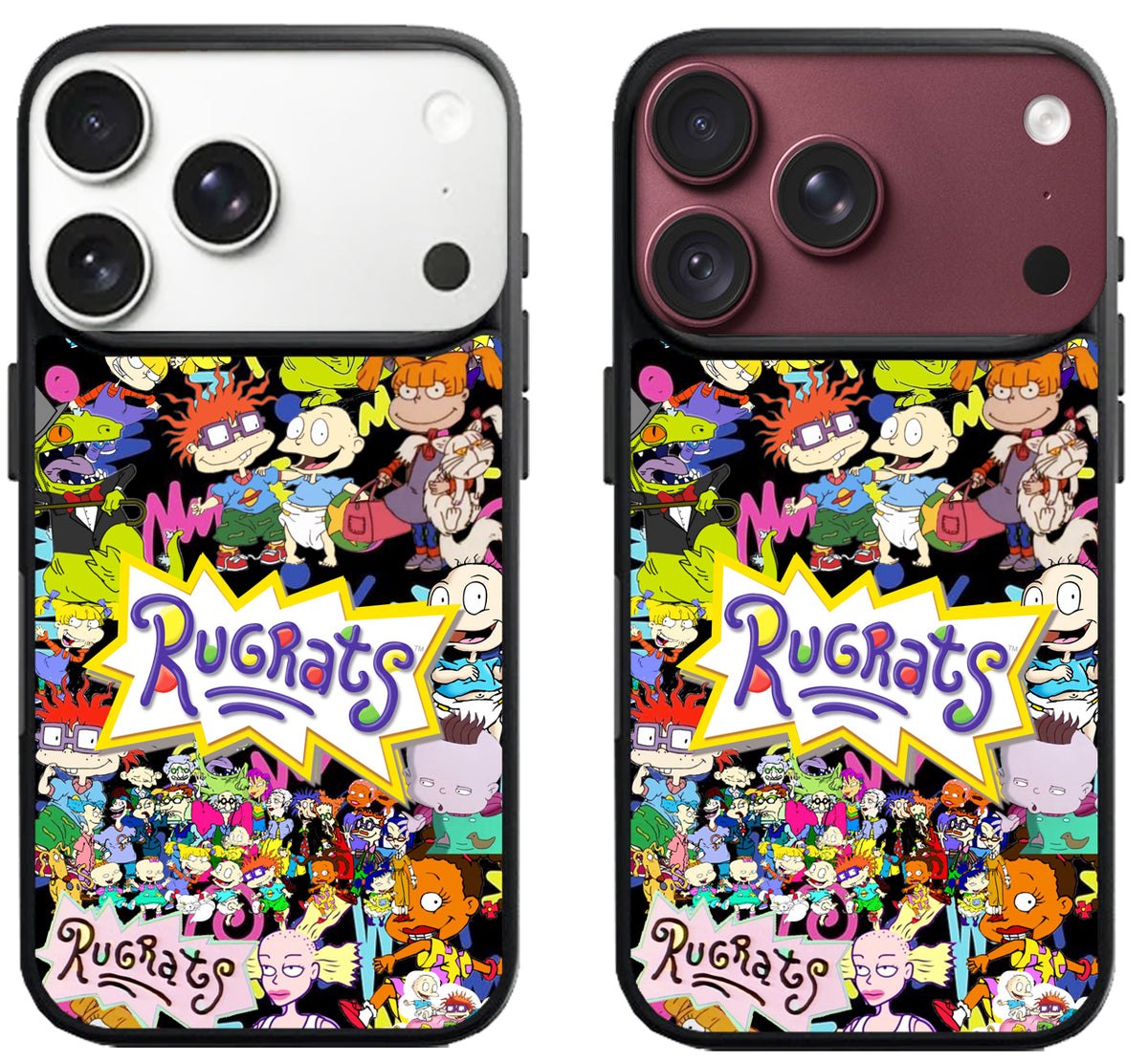 Rugrats Collage Black iPhone 18 Pro | 18 Pro Max Case
