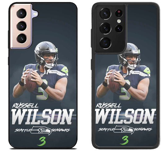 Russell Wilson Seattle Seahawks Style Samsung Galaxy S21 | S21 FE | S21+ | S21 Ultra Case