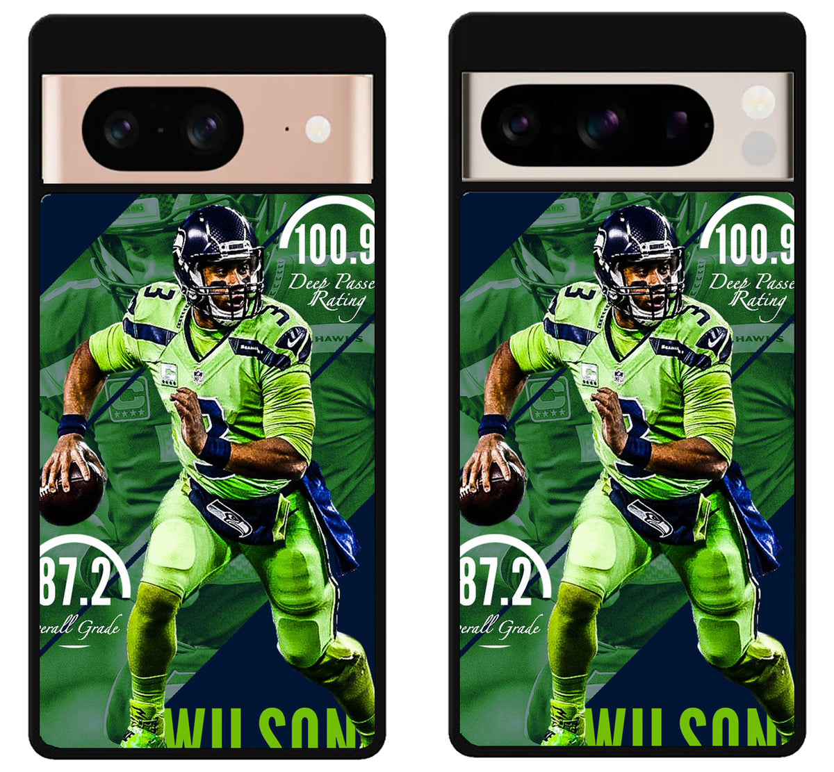 Russell Wilson Seattle Seahawks Wallpaper Google Pixel 8 | 8 Pro Case
