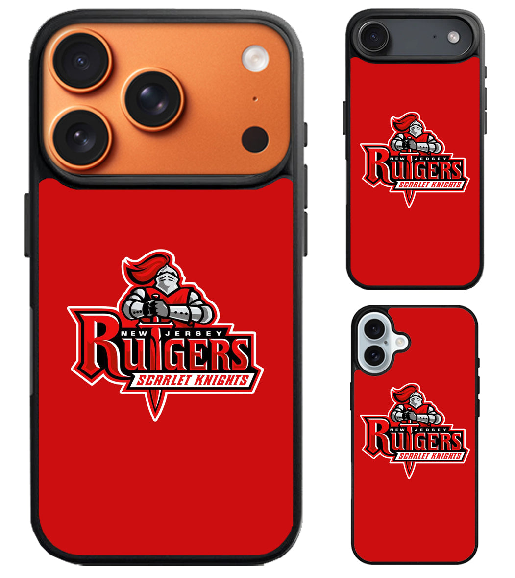 Rutgers Scarlet Knights Logo iPhone Air | iPhone 17 | 17 Pro | 17 Pro Max Case