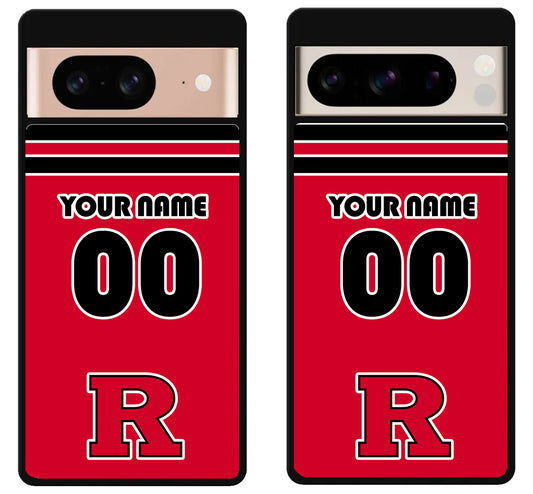 Custom Personalized Rutgers Scarlet Knights Google Pixel 8 | 8 Pro Case