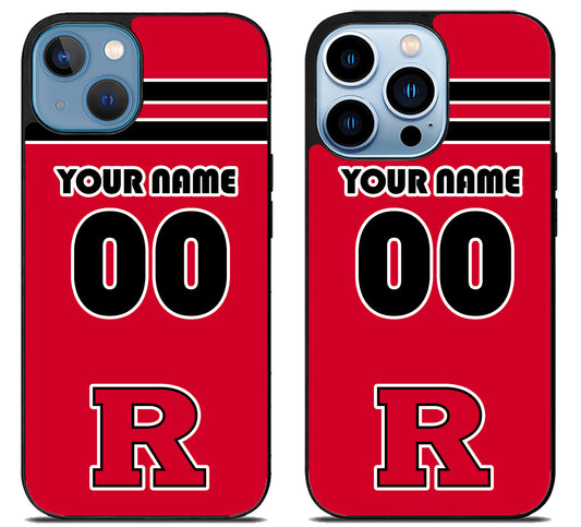 Custom Personalized Rutgers Scarlet Knights iPhone 13 | 13 Mini | 13 Pro | 13 Pro Max Case