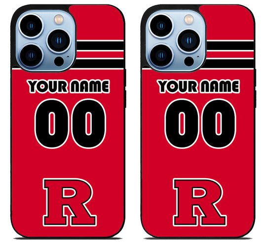 Custom Personalized Rutgers Scarlet Knights iPhone 15 Pro | iPhone 15 Pro Max Case