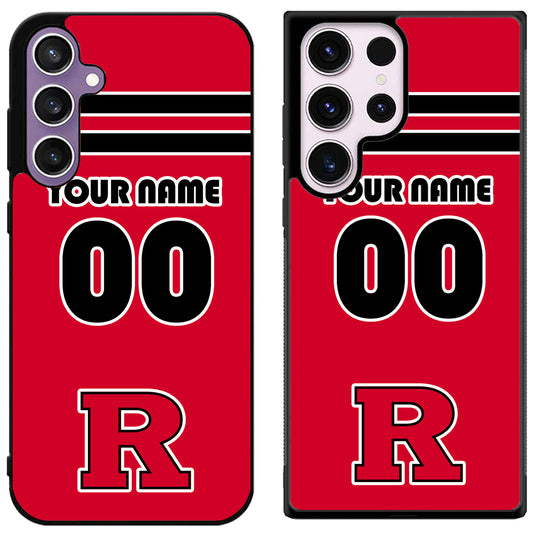 Custom Personalized Rutgers Scarlet Knights Samsung Galaxy S24 | S24+ | S24 Ultra Case