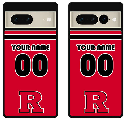 Custom Personalized Rutgers Scarlet Knights Google Pixel 7 | 7 Pro Case