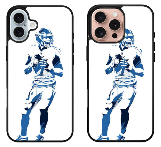 Ryan Tannehill Tennessee Titans Artwork iPhone 16 | 16 Plus | 16 Pro | 16 Pro Max Case