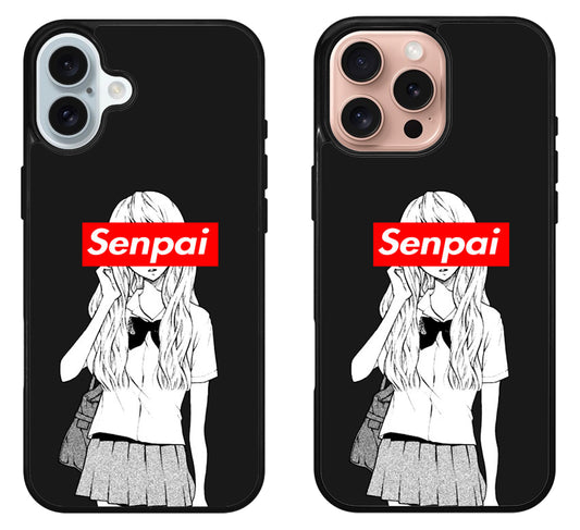 SENPAI ANIME iPhone 16 | 16 Plus | 16 Pro | 16 Pro Max Case