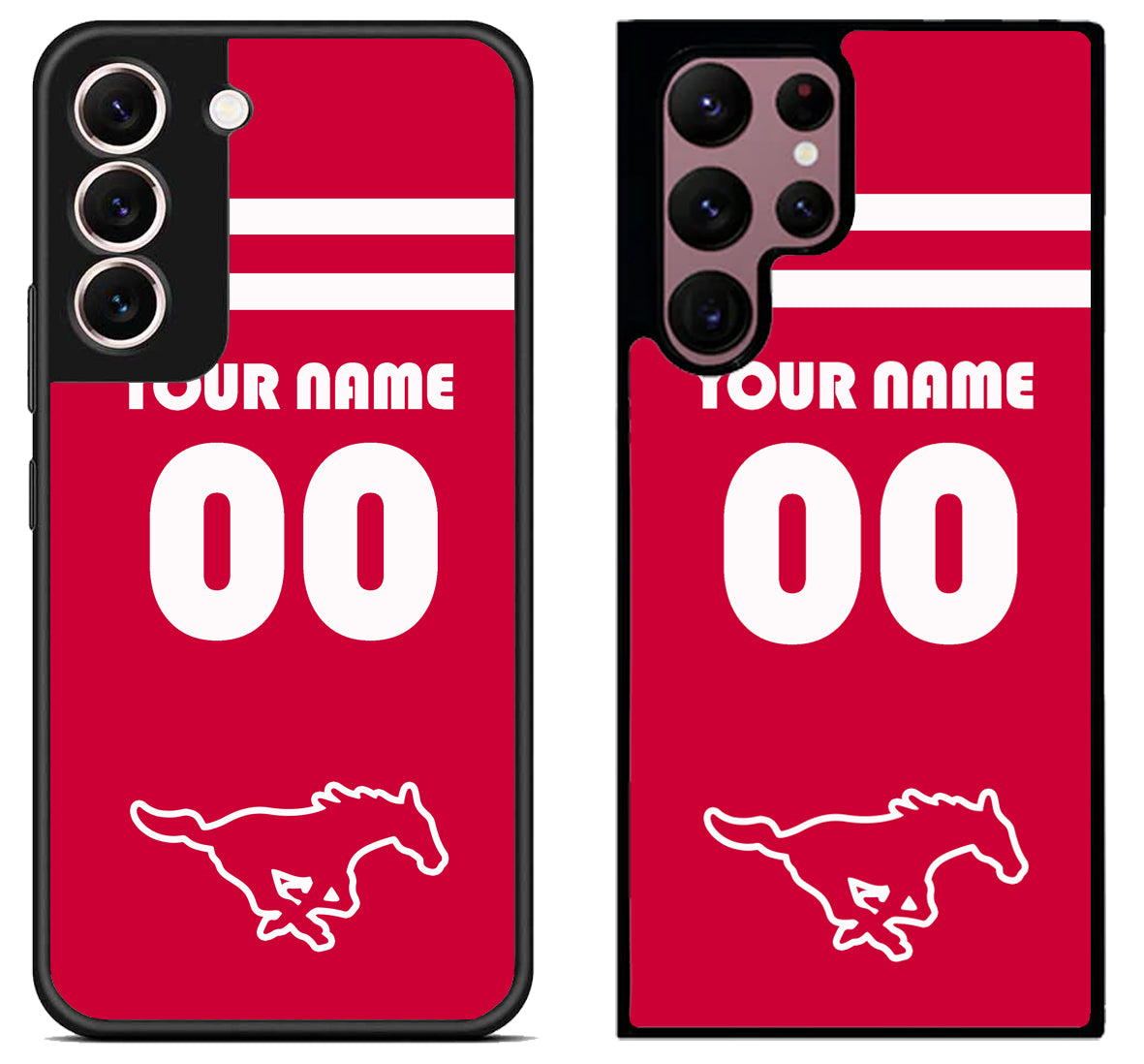 Custom Personalized SMU Mustangs Samsung Galaxy S22 | S22+ | S22 Ultra Case