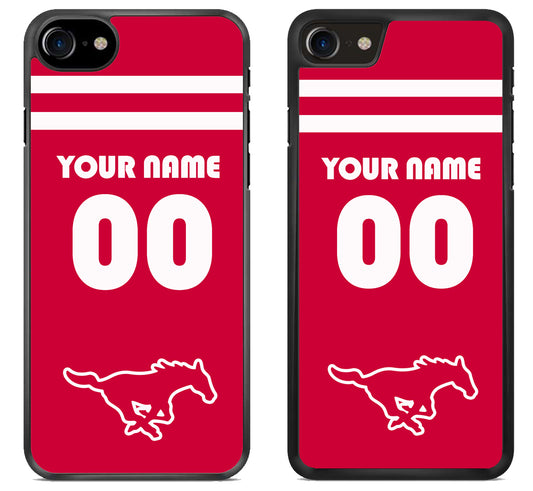 Custom Personalized SMU Mustangs iPhone SE 2020 | iPhone SE 2022 Case