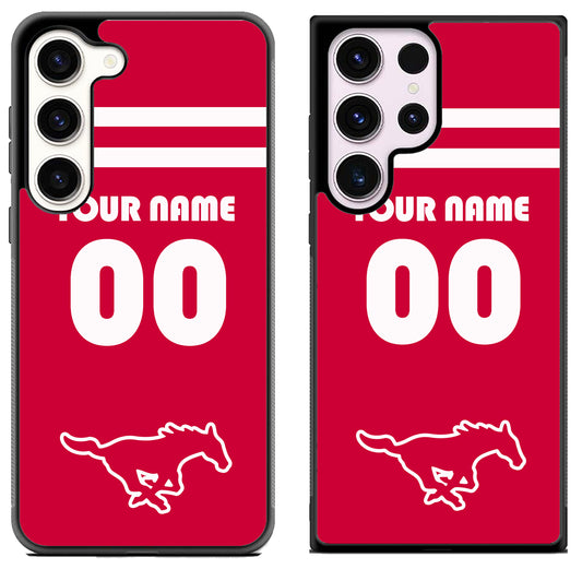 Custom Personalized SMU Mustangs Samsung Galaxy S23 | S23+ | S23 Ultra Case