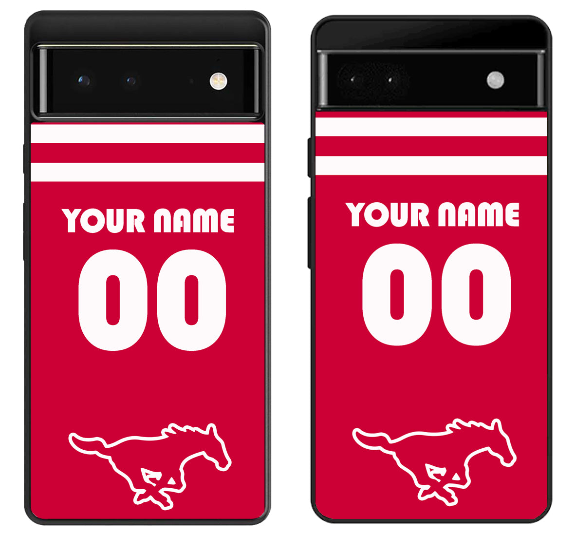 Custom Personalized SMU Mustangs Google Pixel 6 | 6A | 6 Pro Case