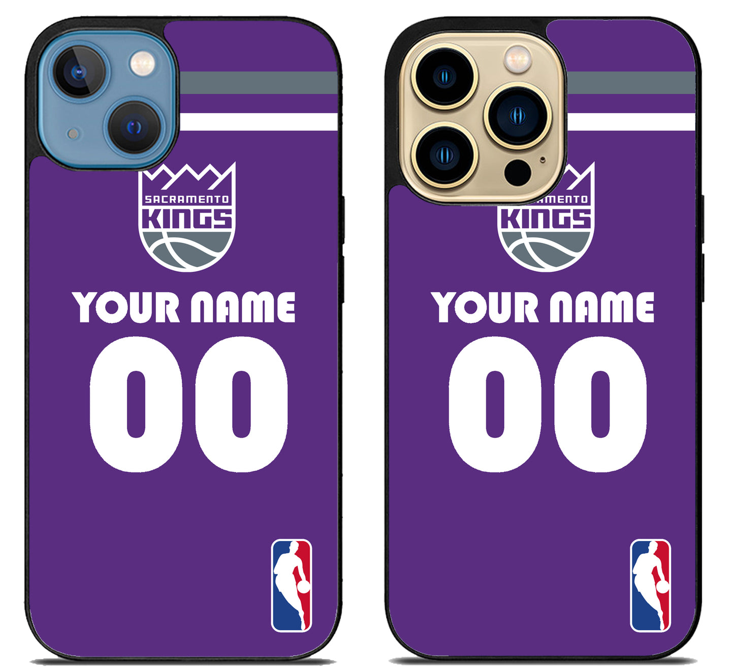 Custom Personalized Sacramento Kings NBA iPhone 14 | 14 Plus | 14 Pro | 14 Pro Max Case