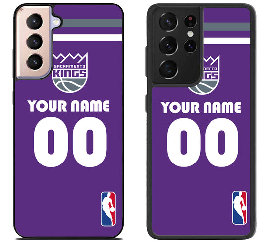Custom Personalized Sacramento Kings NBA Samsung Galaxy S21 | S21 FE | S21+ | S21 Ultra Case