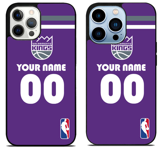 Custom Personalized Sacramento Kings NBA iPhone 15 Pro | iPhone 15 Pro Max Case