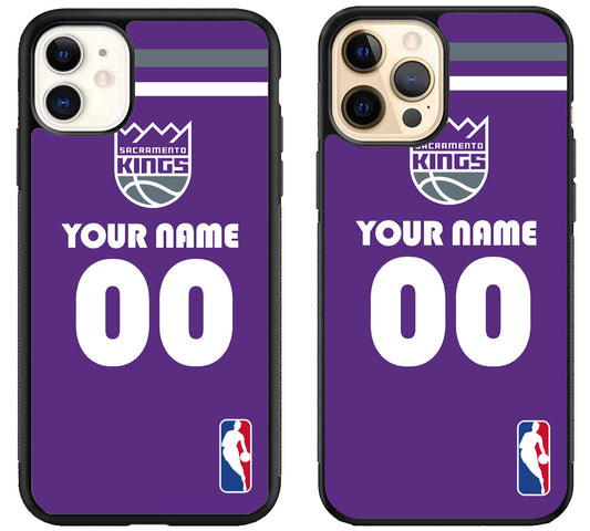 Custom Personalized Sacramento Kings NBA iPhone 12 | 12 Mini | 12 Pro | 12 Pro Max Case
