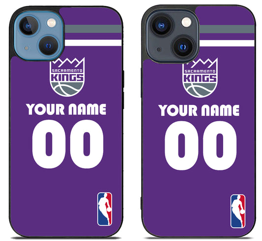 Custom Personalized Sacramento Kings NBA iPhone 15 | iPhone 15 Plus Case