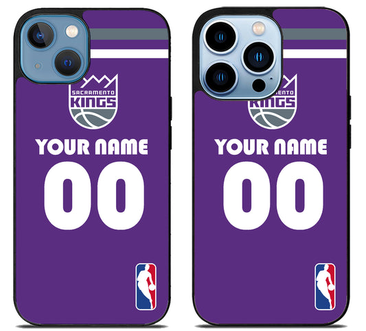 Custom Personalized Sacramento Kings NBA iPhone 13 | 13 Mini | 13 Pro | 13 Pro Max Case