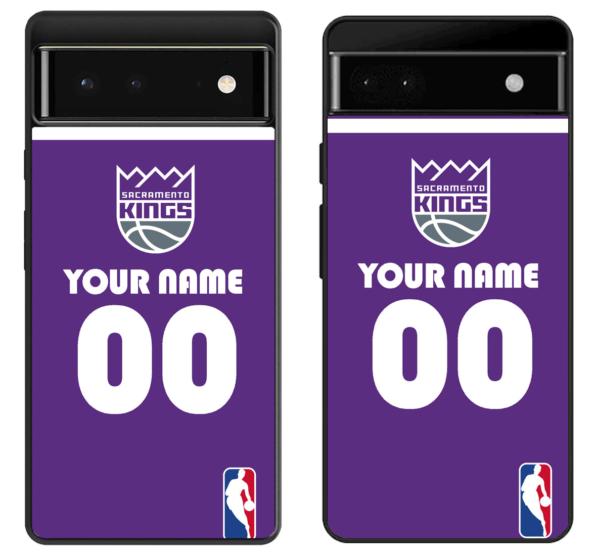 Custom Personalized Sacramento Kings NBA Google Pixel 6 | 6A | 6 Pro Case