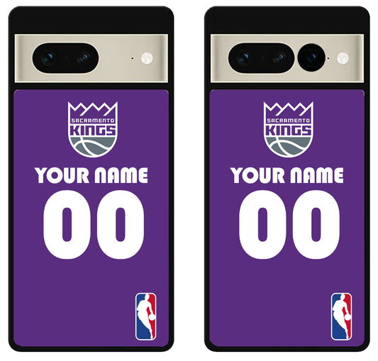 Custom Personalized Sacramento Kings NBA Google Pixel 7 | 7 Pro Case