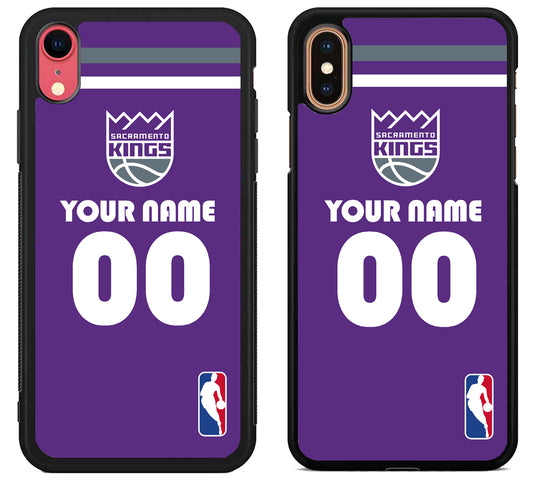 Custom Personalized Sacramento Kings NBA iPhone X | Xs | Xr | Xs Max Case