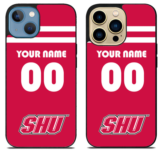 Custom Personalized Sacred Heart Pioneers iPhone 14 | 14 Plus | 14 Pro | 14 Pro Max Case