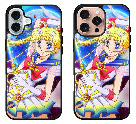 Sailor Moon Cute iPhone 16 | 16 Plus | 16 Pro | 16 Pro Max Case