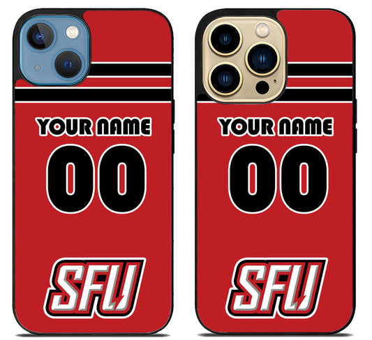 Custom Personalized Saint Francis Red Flash iPhone 14 | 14 Plus | 14 Pro | 14 Pro Max Case