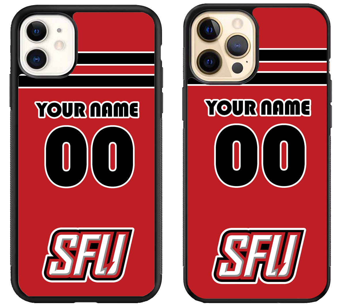 Custom Personalized Saint Francis Red Flash iPhone 12 | 12 Mini | 12 Pro | 12 Pro Max Case
