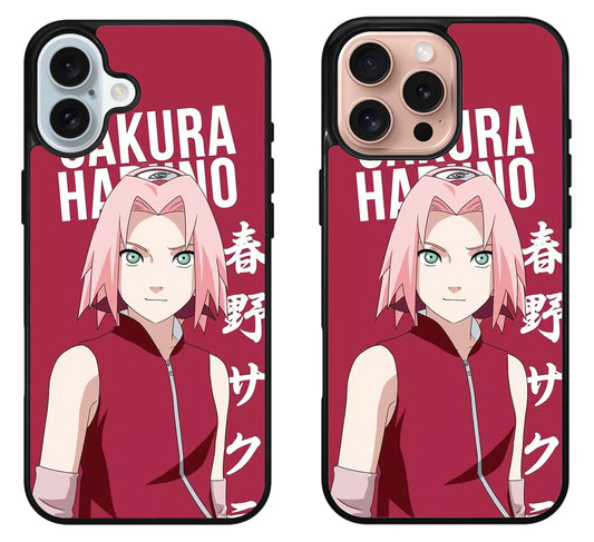 Sakura Haruno Naruto iPhone 16 | 16 Plus | 16 Pro | 16 Pro Max Case