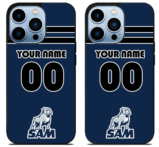 Custom Personalized Samford Bulldogs iPhone 15 Pro | iPhone 15 Pro Max Case