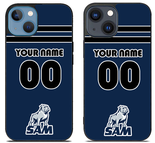 Custom Personalized Samford Bulldogs iPhone 15 | iPhone 15 Plus Case
