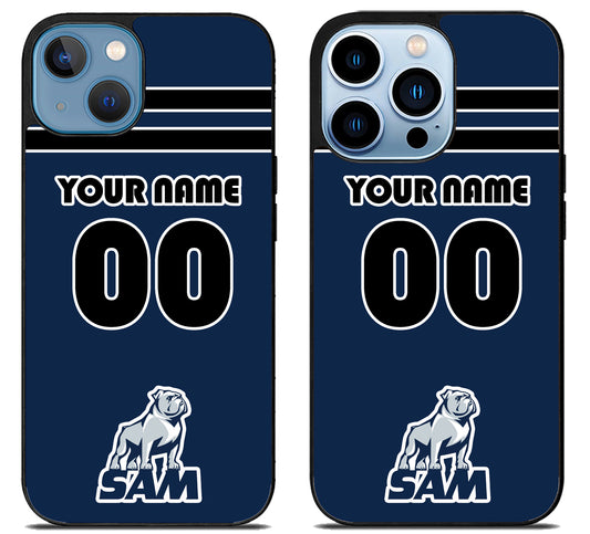 Custom Personalized Samford Bulldogs iPhone 13 | 13 Mini | 13 Pro | 13 Pro Max Case
