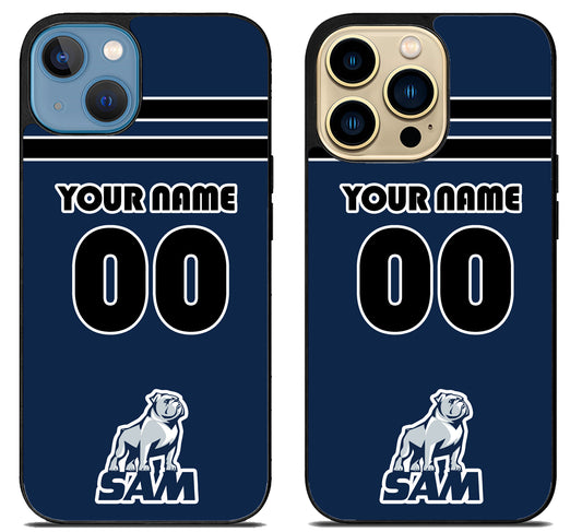 Custom Personalized Samford Bulldogs iPhone 14 | 14 Plus | 14 Pro | 14 Pro Max Case