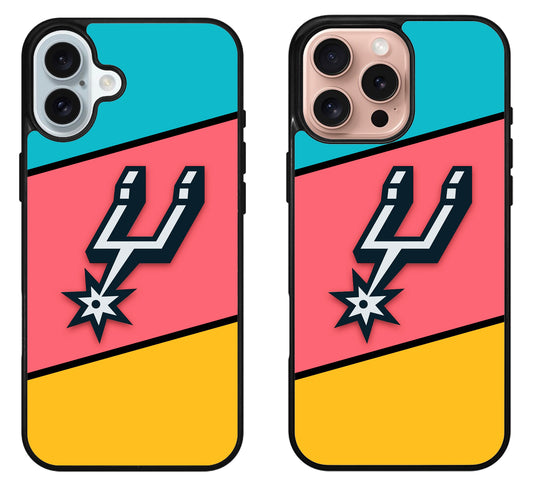 San Antonio Spurs Colorfull iPhone 16 | 16 Plus | 16 Pro | 16 Pro Max Case