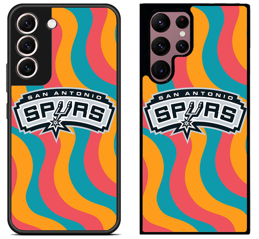 San Antonio Spurs Colorfull Logo Samsung Galaxy S22 | S22+ | S22 Ultra Case