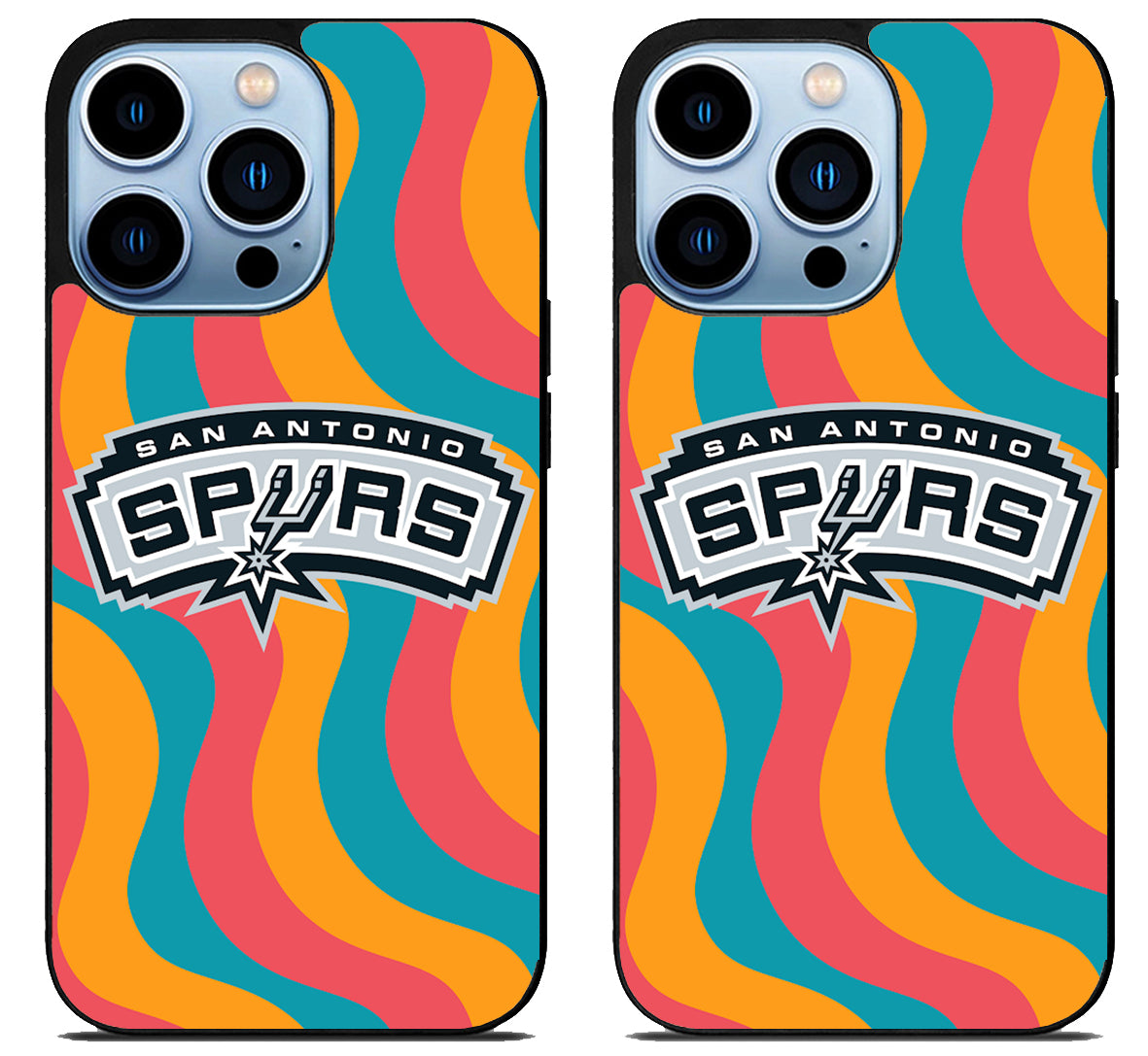 San Antonio Spurs Colorfull iPhone 15 Pro | iPhone 15 Pro Max Case