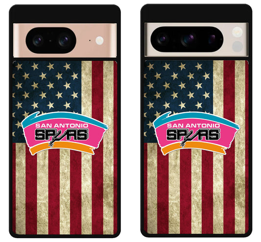San Antonio Spurs Flag Google Pixel 8 | 8 Pro Case